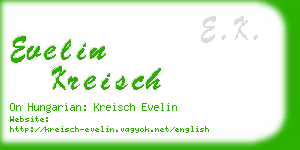 evelin kreisch business card